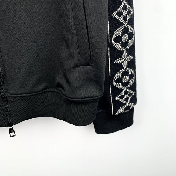 Louis Vuitton LV Black Side Logo Printed Stand-Up Collar Zipper Long-Sleeved Jac - Picture 6 of 8